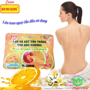 NAM ANH KHƯƠNG - Kem và bột tắm trắng Cam Vitamin-C (150g)