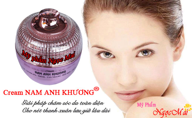 NAM ANH KHƯƠNG - Kem trị Nám, Trắng da, Xóa thâm, Tàn nhang, Đồi mồi, Chống nắng Cao Cấp (35g)