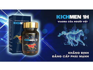 02 Boxes Kichmen 1H  for Men Testosterone - Time Expresses The Power of Men - Sexual Health - immediate Effect, prolongging Sexual Activity - Ship from USA time 7-14 Days