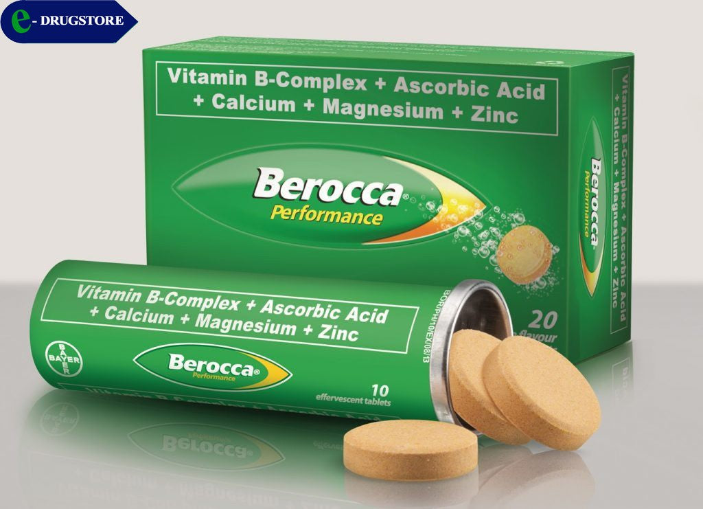 03 Boxs - Viên Sủi Bổ Sung Vitamin Berocca Performance 10 Viên