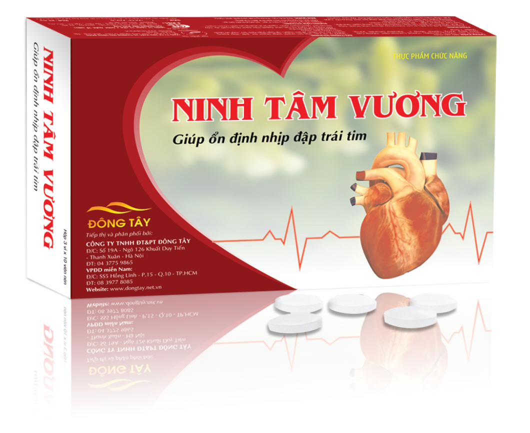 02 Boxs - NINH TÂM VƯƠNG - 3 vỉ x 10 viên nén/hộp