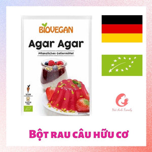 01 packs* Bột rau câu hữu cơ Agar-Agar Biovegan 30g