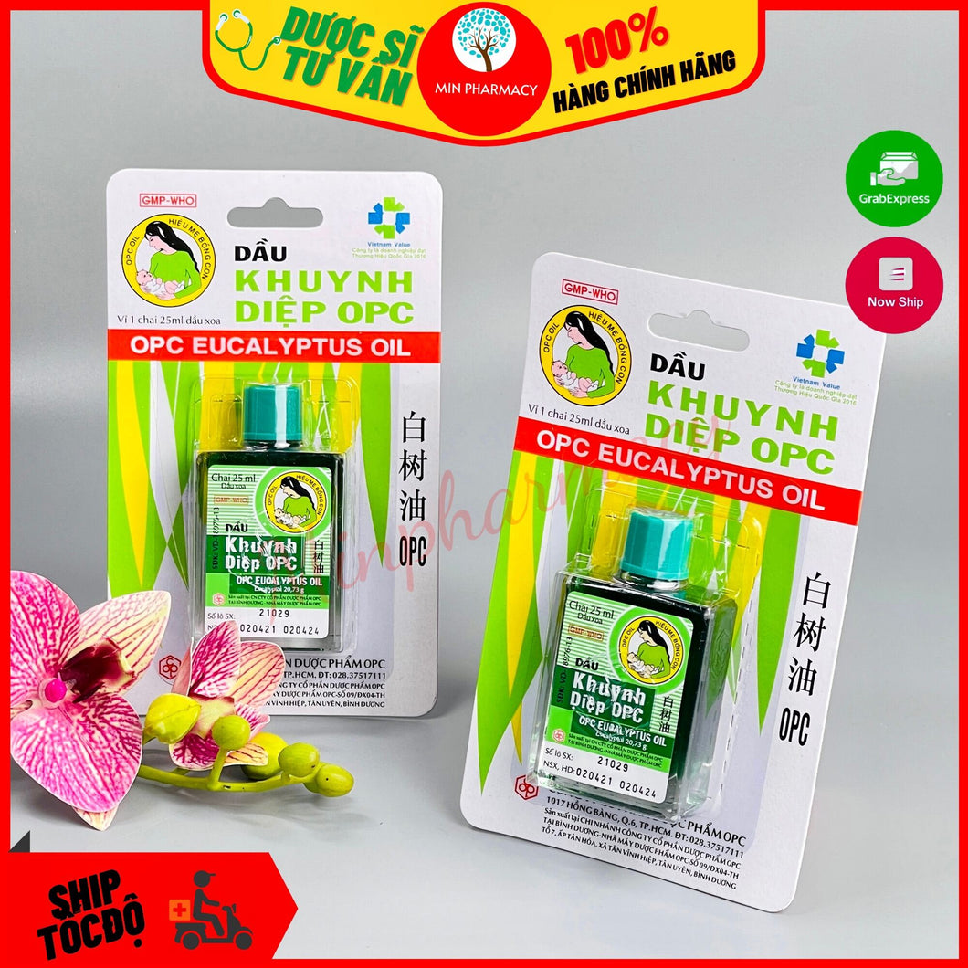 2 Boxs - Dầu gió Khuynh Diệp OPC (25ml)