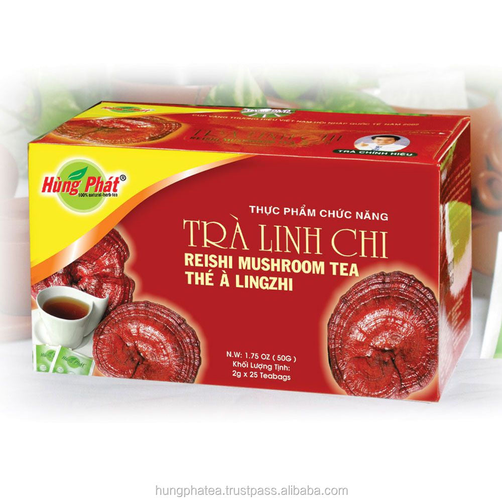 2 Boxs-  Tra Hung Phat - Hung Phat Tea -Trà Linh Chi - Reishi Mushroom Tea