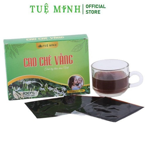 02 Boxs - Cao chè vằng lợi sữa thương hiệu Tuệ Minh, hộp 500 gram 20 miếng