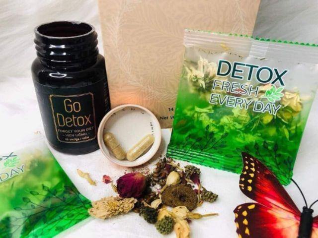 2 Combo of Go Detox Herbal Tea and Fresh Everyday - Natural Weight Loss (NO BOX)