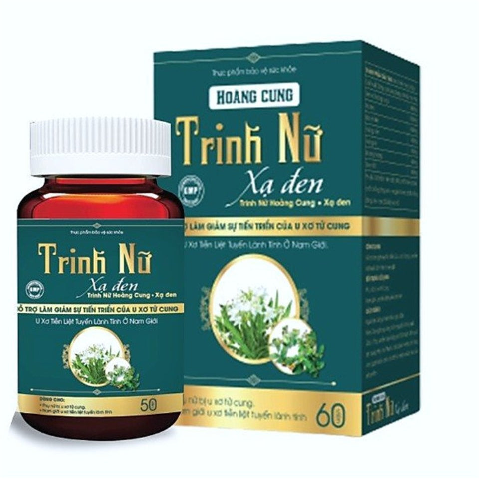 Trinh Nữ Xạ Đen- Hỗ Trợ Làm Giảm Sự Phát Triển Của U Xơ Tử Cung, U Xơ Tiền Liệt Tuyến Lành Tính Ở Nam Giới-Hộp 60 viên