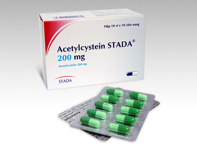 Thuốc điều trị viêm phế quản Acetylcystein (5 vỉ)- Từ Đức