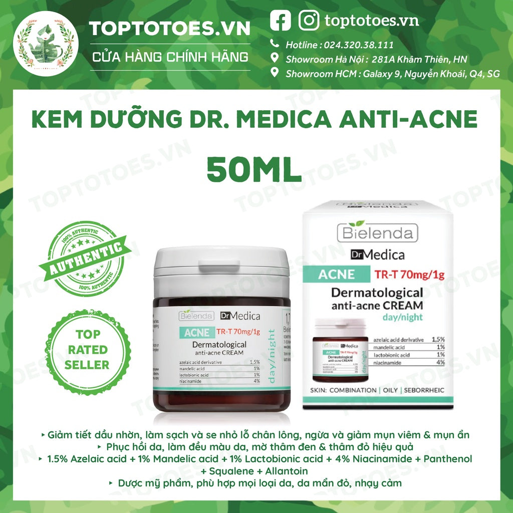 Copy of Kem rửa mặt dưỡng ẩmKem dưỡng Niacinamide Bielenda Dr. Medica Anti-acne Dermatological giảm mụn, mờ thâm tối ưu Hada Labo Advanced Nourish Cleanser 80g