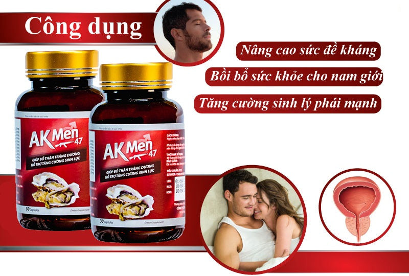 Akmen 47 – Bổ thận tráng dương – Tăng Sinh Lý Nam