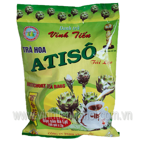 TRÀ ATISO ĐẶC SẢN ĐÀ LẠT VĨNH TIẾN LOẠI TÚI 100 TÚI LỌC X 2 G,