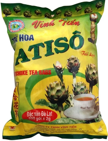 TRÀ ATISO ĐẶC SẢN ĐÀ LẠT VĨNH TIẾN LOẠI TÚI 200 TÚI LỌC X 2 G,