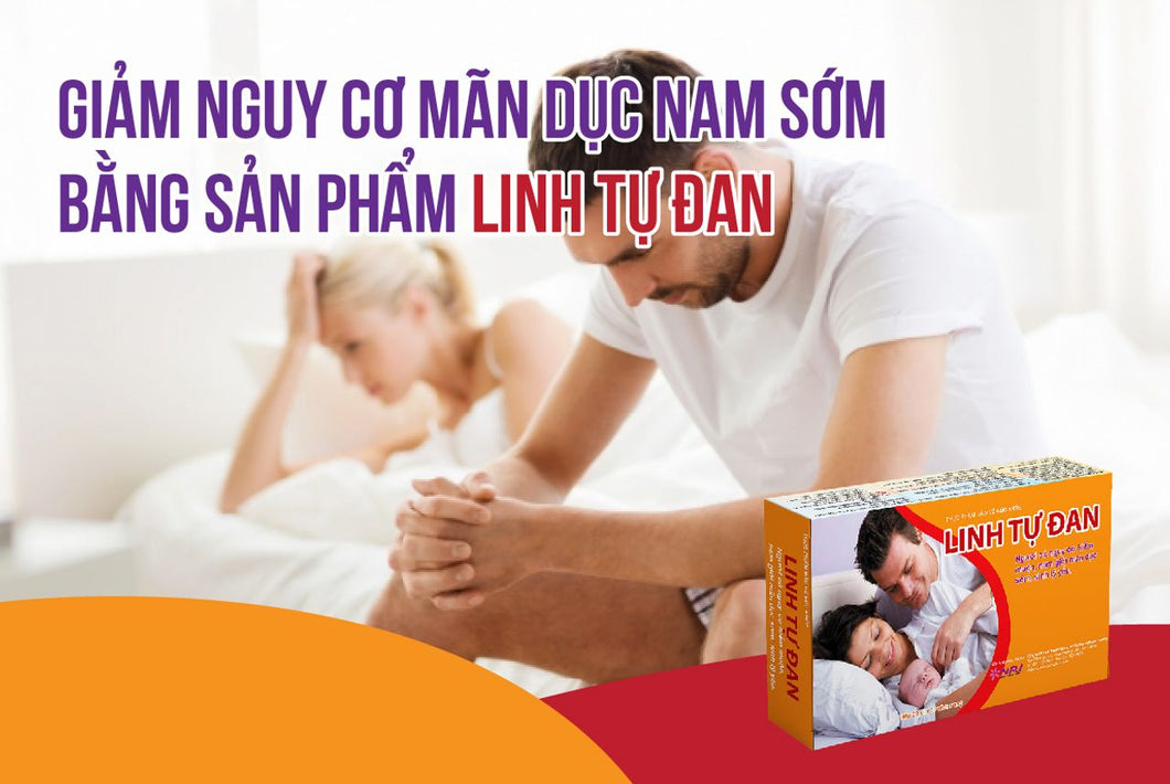 Viên uống Linh Tự Đan Hồng Bàng giúp tăng cường sinh lý nam, hỗ trợ giảm nguy cơ mãn dục nam (30 viên)