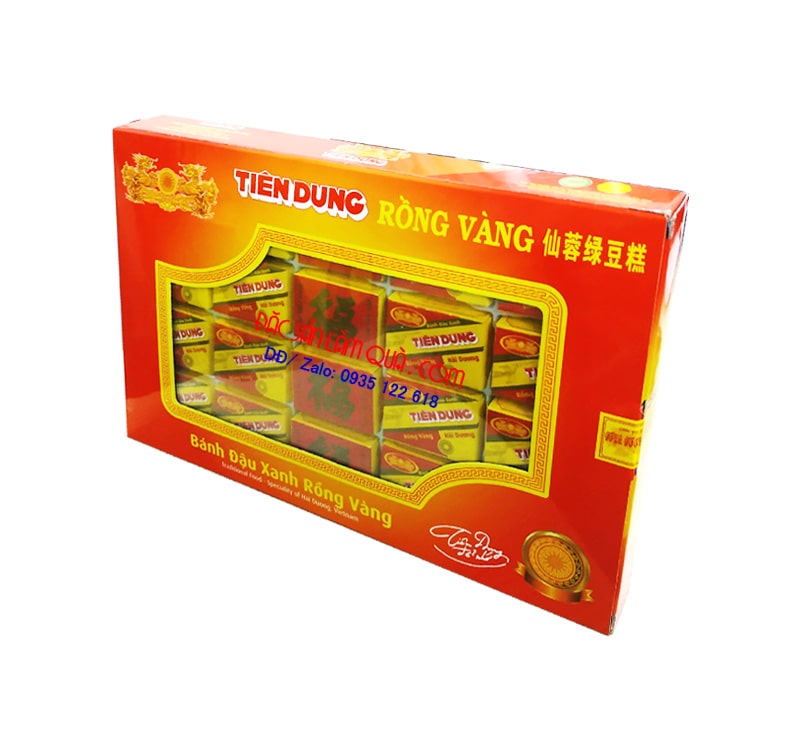 Bánh đậu xanh Tiên Dung rồng vàng* 5 gói