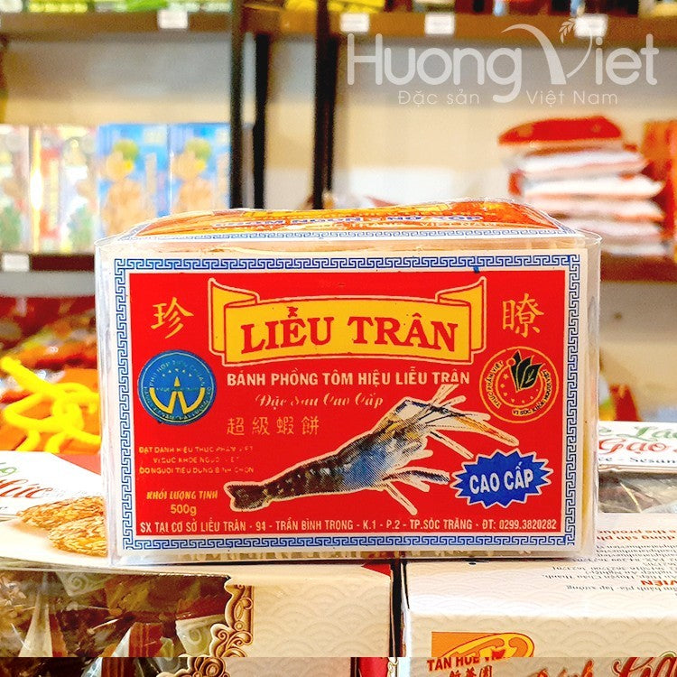 02 Packs * 500g- Bánh phồng tôm Liễu Trân cao cấp