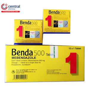 2 Boxs-  Thuốc BENDA 500