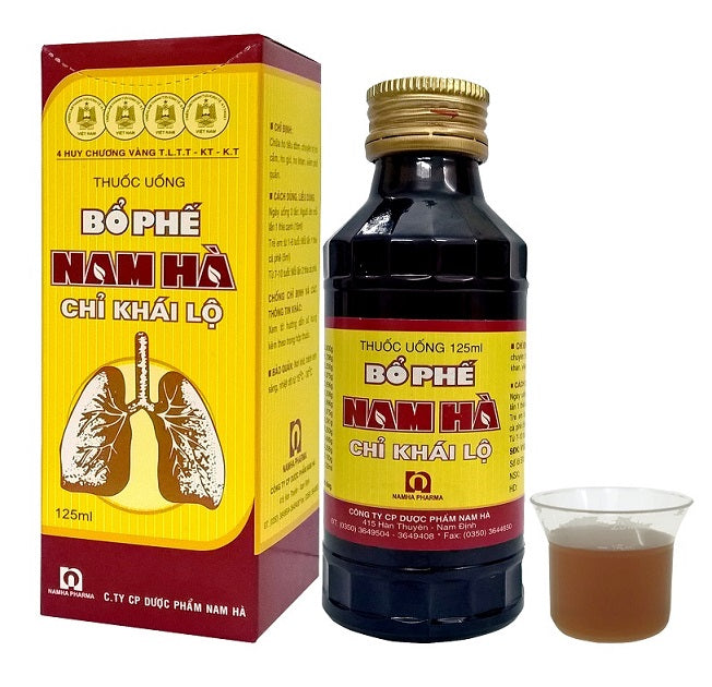 02 Box - Thuốc Uống Bổ Phế Nam Hà Chỉ Khái Lộ- 125ml