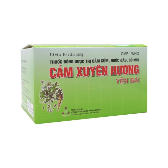 10 Vỉ  - Cảm Xuyên Hương Yên Bái Điều Trị Cảm Cúm 1 Vỉ 10 Viên