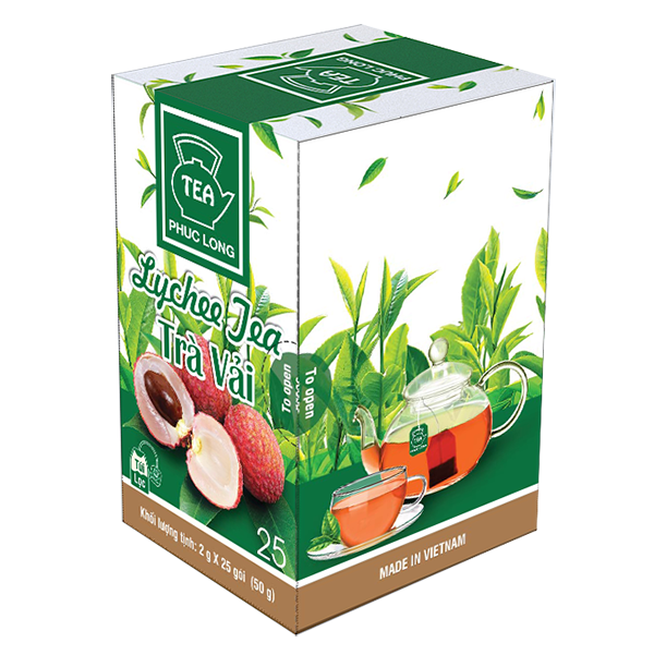 02 Boxs - Lotus Tea Bag - Clone -Trà Vải Túi Lọc