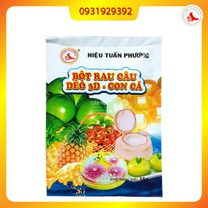 10 packs* Bột Rau Câu Dẻo 3D – Con Cá 15g ( Gói )