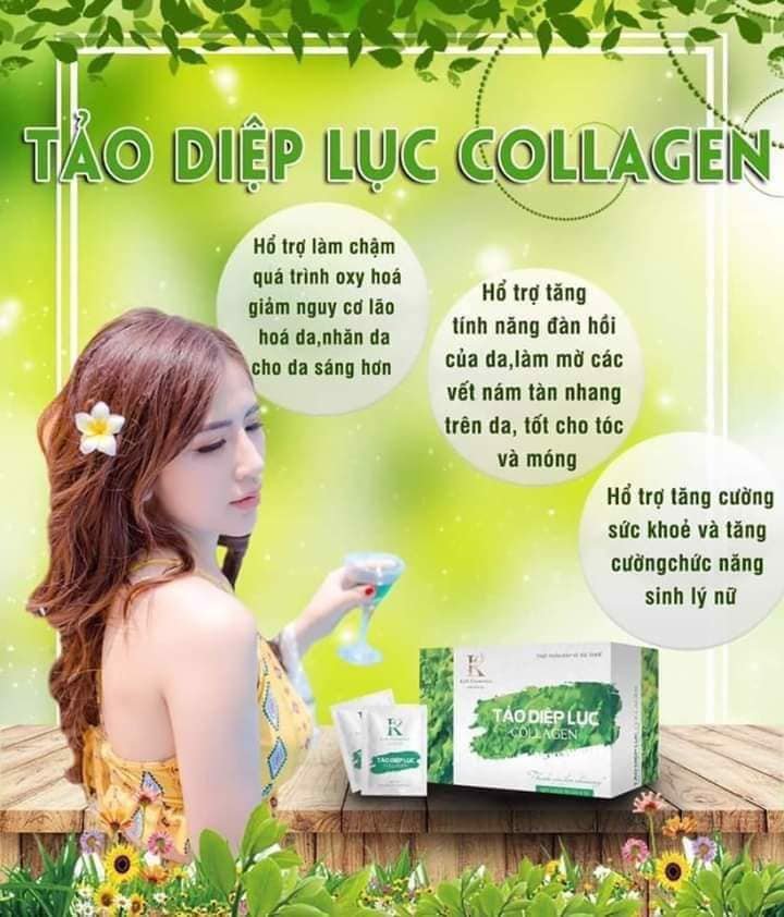 DIỆP LỤC COLLAGEN Chính hãng hộp 30 gói