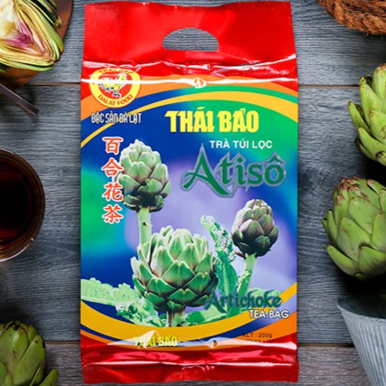 02Bag - Trà atiso túi lọc Thái Bảo, Đà Lạt loại 100 túi/ gói