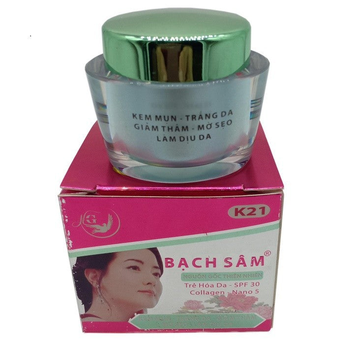 02 Boxs - Kem trị mụn, trắng da, giảm thâm, mờ sẹo, làm dịu da Bạch Sâm K-2