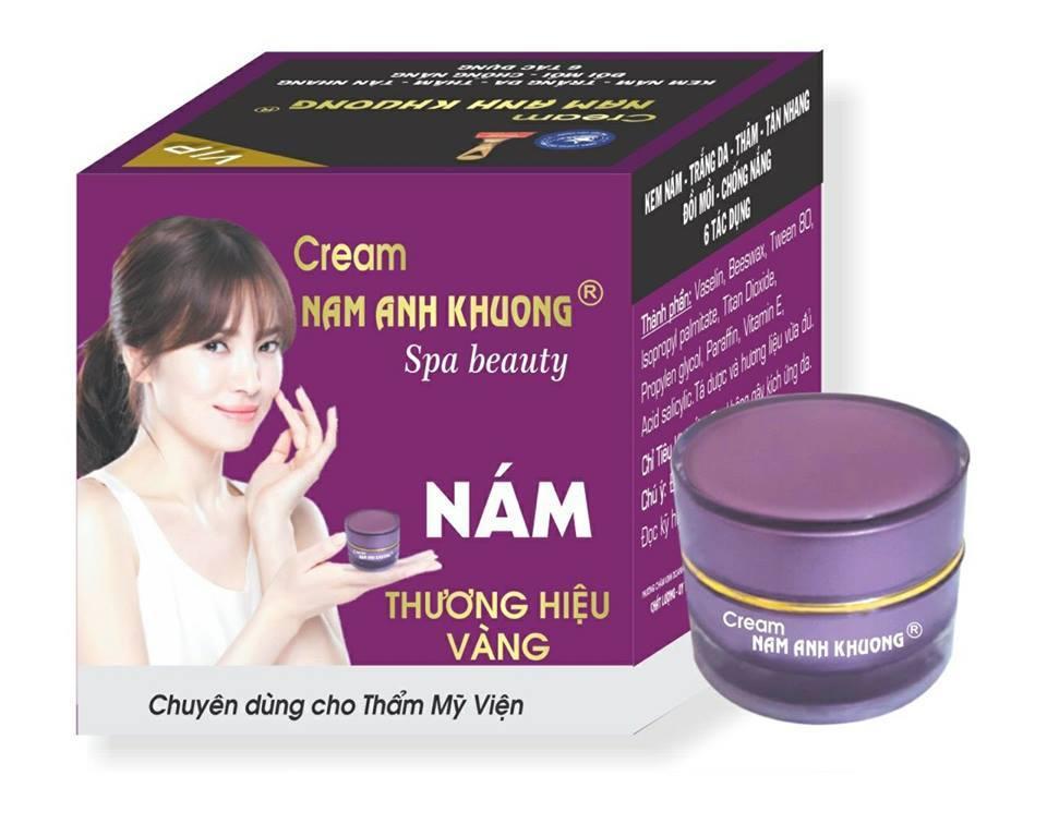 02 Boxs - NAM ANH KHƯƠNG - Kem trị Nám, Tàn nhang, Đồi mồi, Chống nắng VIP (12g)