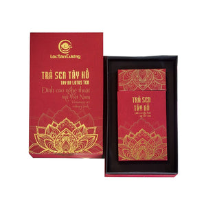Trà Sen Tây Hồ Lộc Tân Cương (100gr) - Trà Thái Nguyên Ướp Hoa Sen