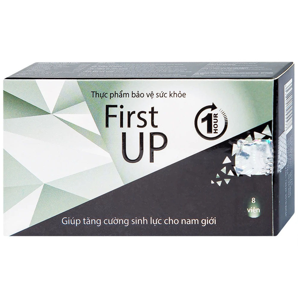 Viên ngậm First Up 1 Hour hỗ trợ tăng cường sinh lực cho nam (8 viên)