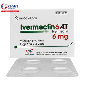 1 Box-  Thuốc IVERMECTIN 6 A.T