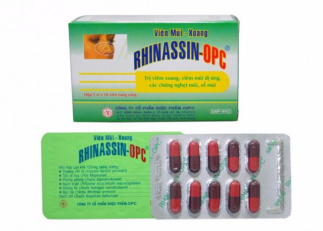 02 Boxs - Viên Mũi - Xoang RHINASSIN - OPC