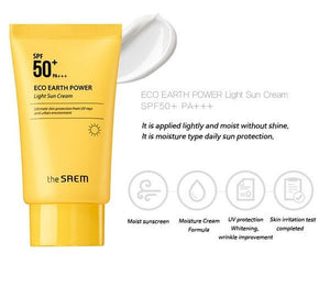 Kem Chống Nắng The Saem Eco Earth Power vàng