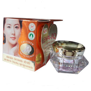 02 Boxs - Kem trị nám, Tàn nhang, Đồi mồi, Giảm nhăn da, Chống nắng, Ngừa lão hóa Q4 LENA-IQ