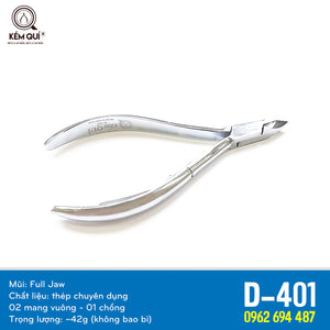 3 PCS - Kềm Chuyên Dụng -  Kềm Qui -  Qui Cuticle Nippers  -  KỀM QUÍ D-401