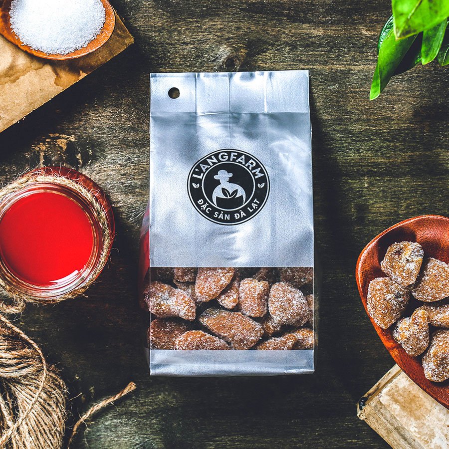 04 Bags - Kẹo me cay, 180g, bịch, mẫu bịch bạc