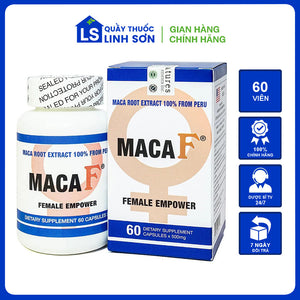 Viên uống Maca F Female Empower Nature's Supplements hỗ trợ tăng cường nội tiết tố nữ (60 viên)