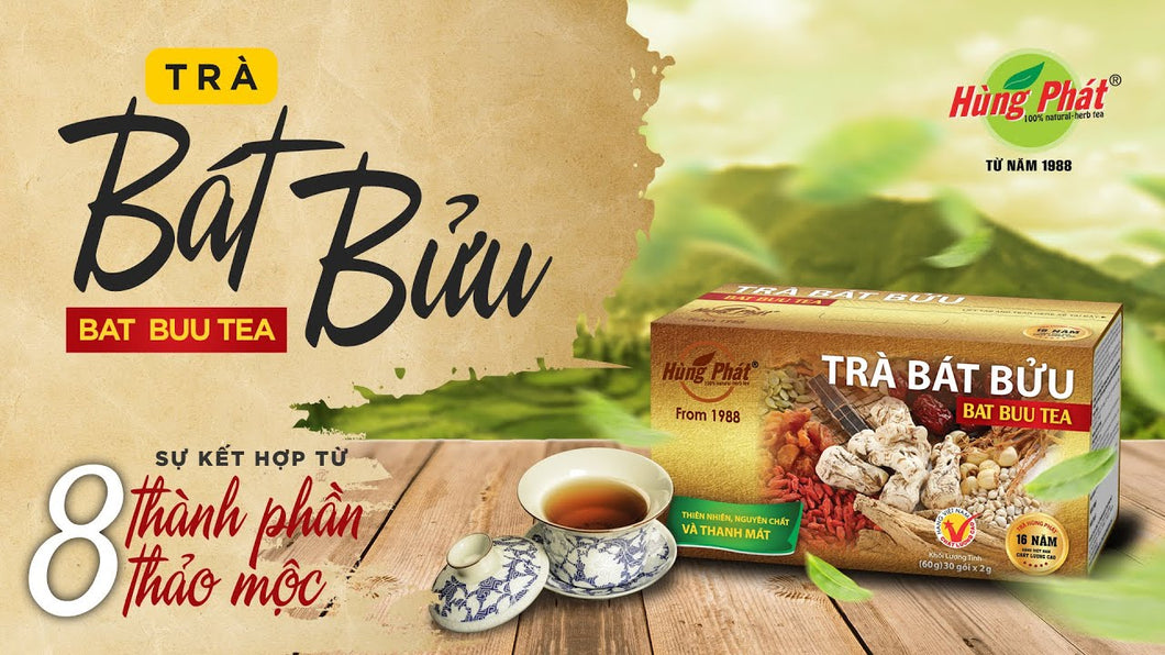 2 Boxs-  Tra Hung Phat - Hung Phat Tea -  Trà Bát Bửu - Bat Buu Tea