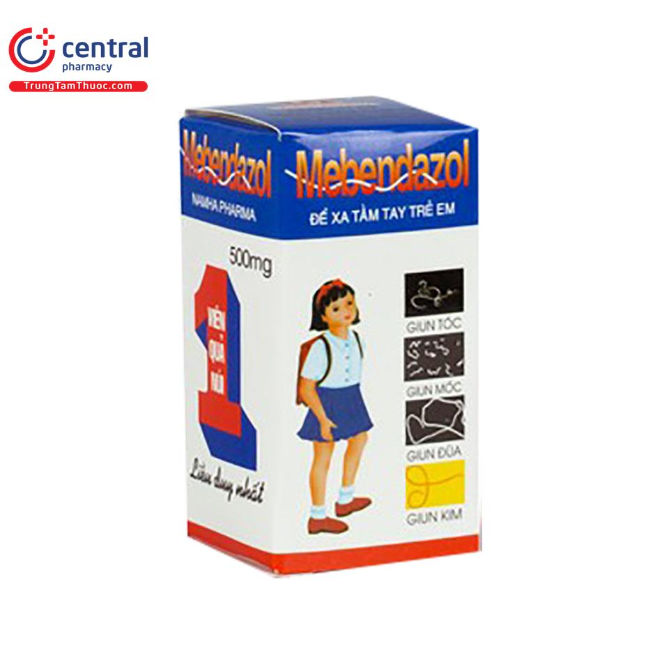 2 Boxs-  Thuốc MEBENDAZOL 500MG NAM HÀ