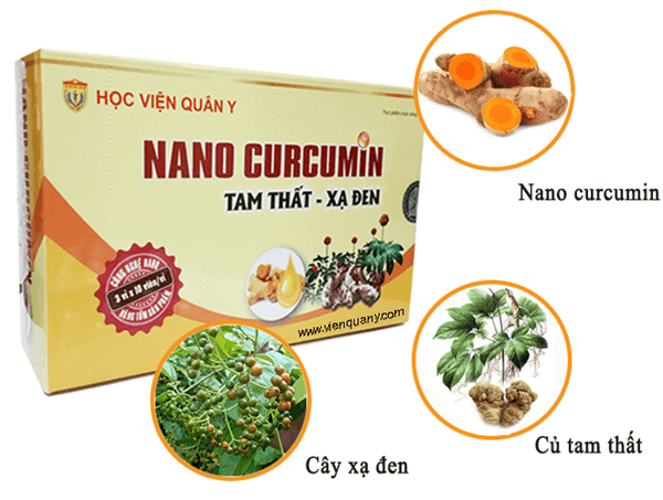Nano Curcumin - Tam Thất - Xạ Đen - Học Viện Quân Y