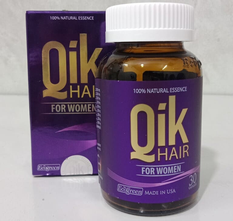 02 Boxs - Thuốc mọc tóc QIK Hair St.Paul Brands của Mỹ 30 viên - dành cho Nữ