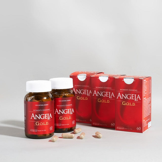 05 Box (60 Capsules/box) Women's Ginseng Angela Gold by Ecogreen 60 Capsules