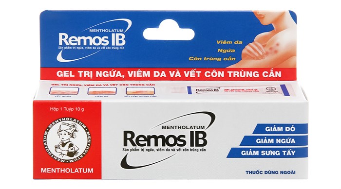 2 Boxs - Gel trị ngứa, côn trùng cắn, chàm, viêm da Remos Anti-Itch (Tuýp 10g)