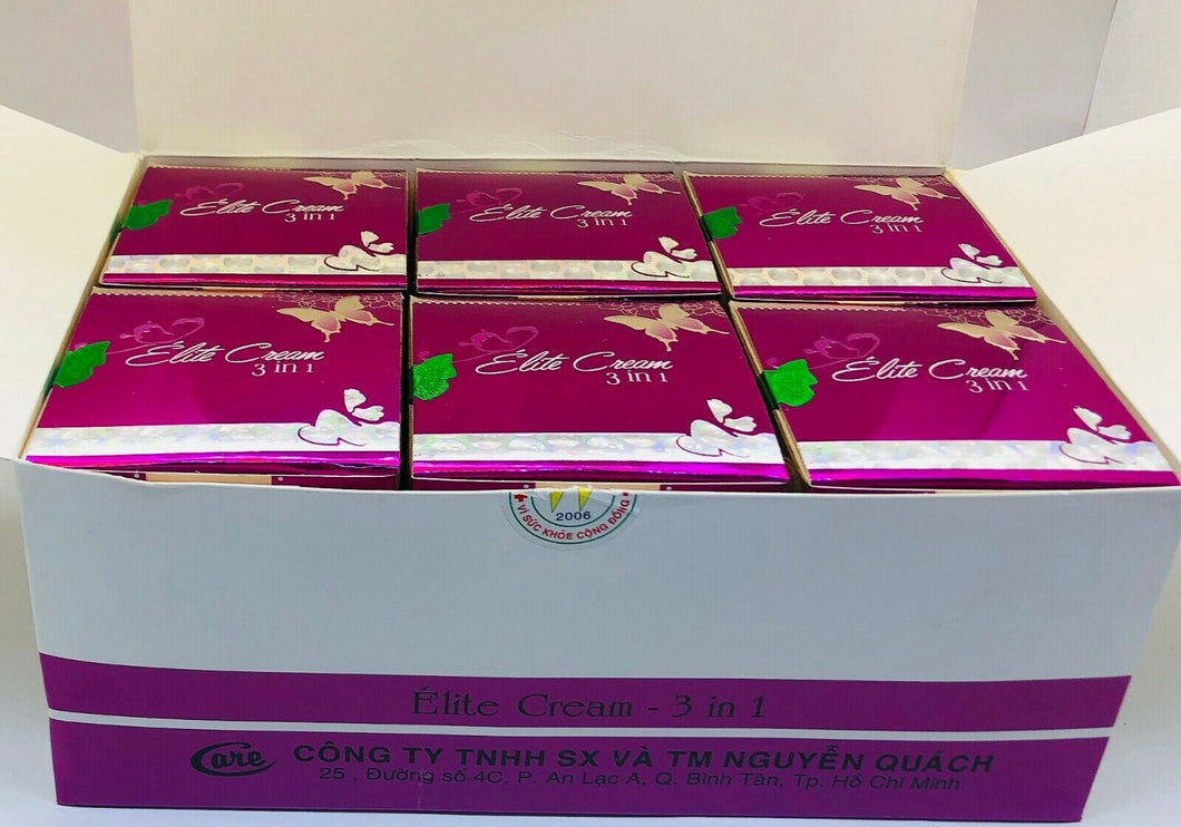 12 Boxs - Elite Cream (3 In 1) - Nguyen Quach Elite - kem Buom