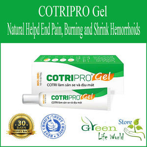 1 Tube COTRIPRO Gel 25g - Natural Helpd End Pain, Burning and Shrink Hemorrhoids