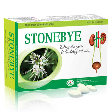 STONEBYE DÙNG CHO NGƯỜI SỎI ĐƯỜNG TIẾT NIỆU