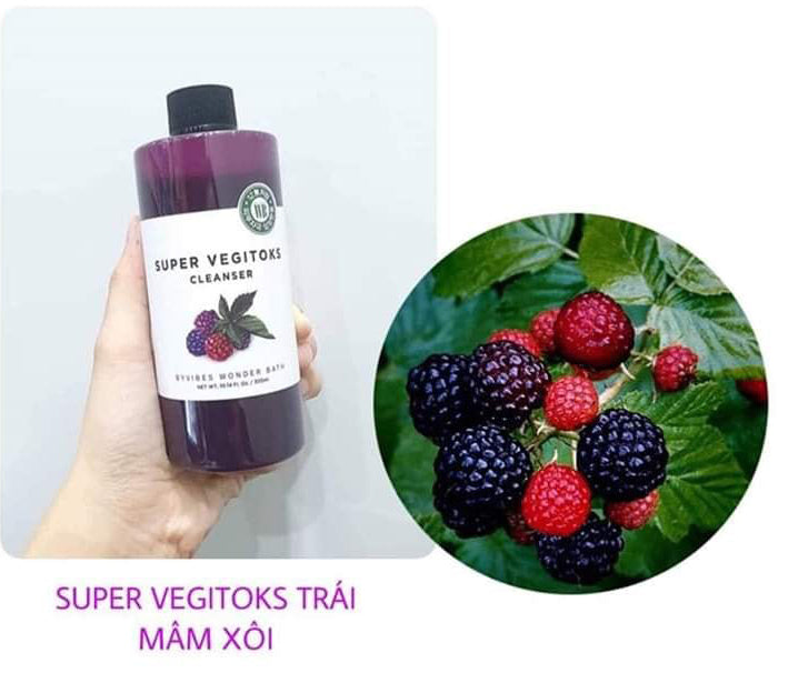 Sữa rửa mặt thải độc rau củ Super Vegitoks Cleanser 300ml  Mam Xoi