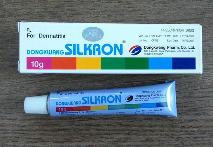 4 Boxs - Thuốc 7 màu Silkron Hàn Quốc, giúp trị nấm, viêm da, lang ben