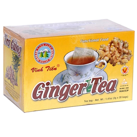 02 Boxs - TRÀ GỪNG HỘP 20 TÚI LỌC CỦA VĨNH TIẾN