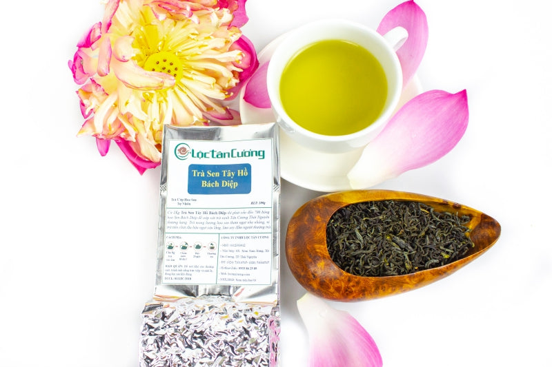 Trà Sen Tây Hồ Bách Diệp 100gr (Túi hút chân không)